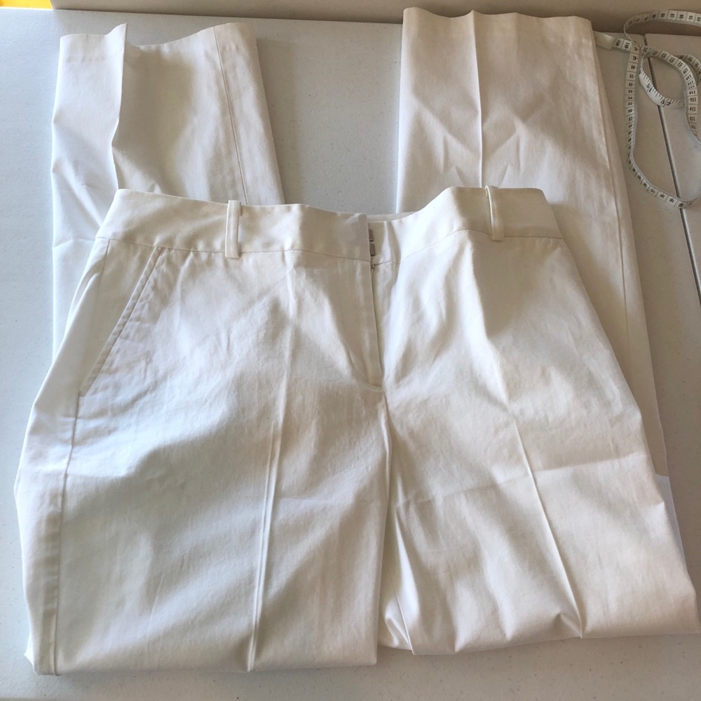 Talbots white chino pants